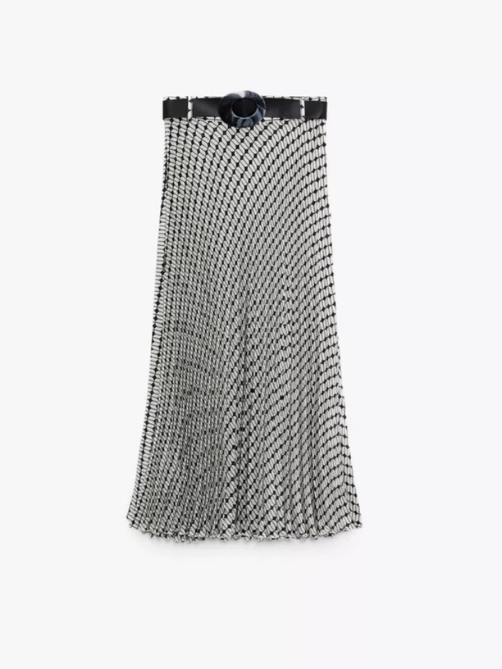 NWT Zara Black & White Maxi Skirt